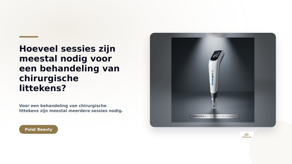Hoeveel sessies zijn meestal nodig voor een behandeling van chirurgische littekens?