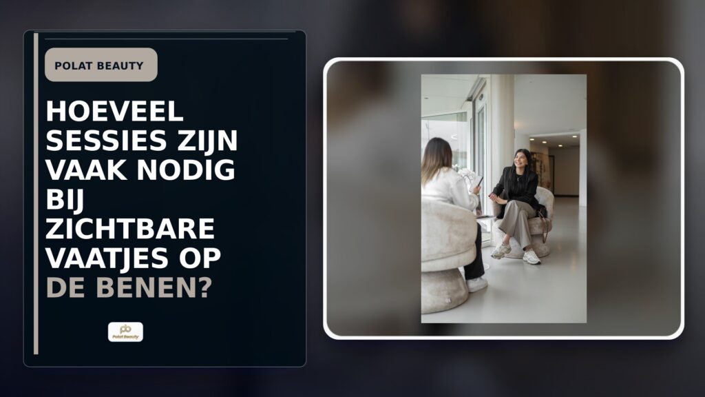 Hoeveel sessies zijn vaak nodig bij zichtbare vaatjes op de benen?