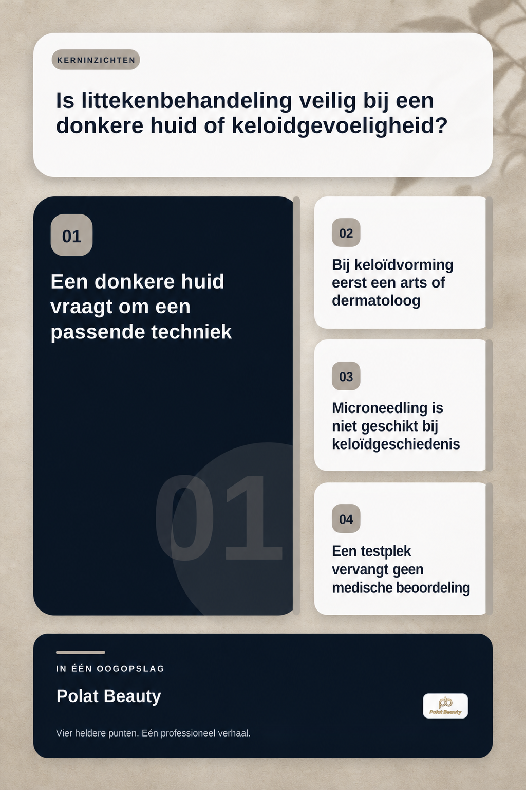 Is littekenbehandeling veilig bij een donkere huid of keloidgevoeligheid? infographic